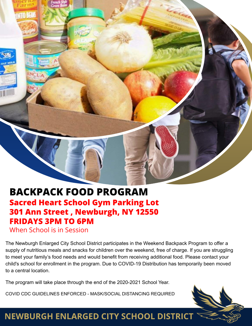 NECSD Backpack Food Program News NECSD